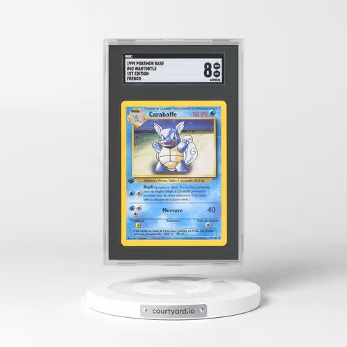 1999 Base Set #42 Wartortle (SGC 8 NM-MT)