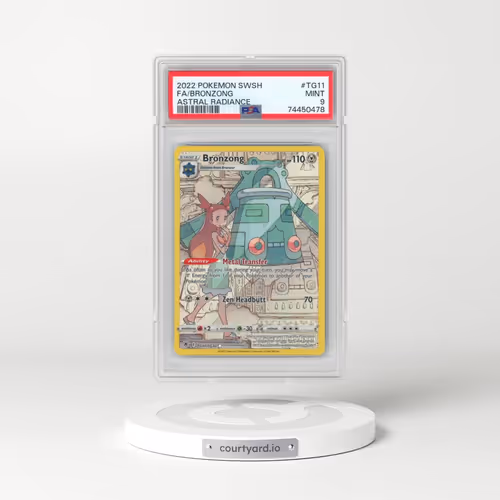 2022 Pokémon Sword & Shield Astral Radiance #TG11 Bronzong - Full Art (PSA 9 MINT)