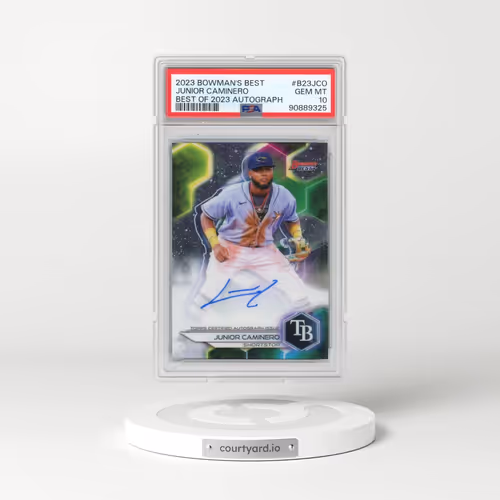 2023 Bowman's Best Best of 2023 Autographs #B23JCO Junior Caminero (PSA 10 GEM MINT)