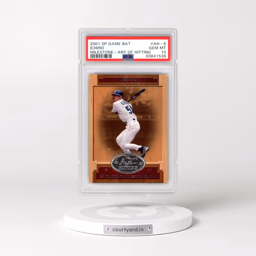 2001 SP Game Bat Milestone Art of Hitting #AH-6 Ichiro - Art of Hitting (PSA 10 GEM MINT)