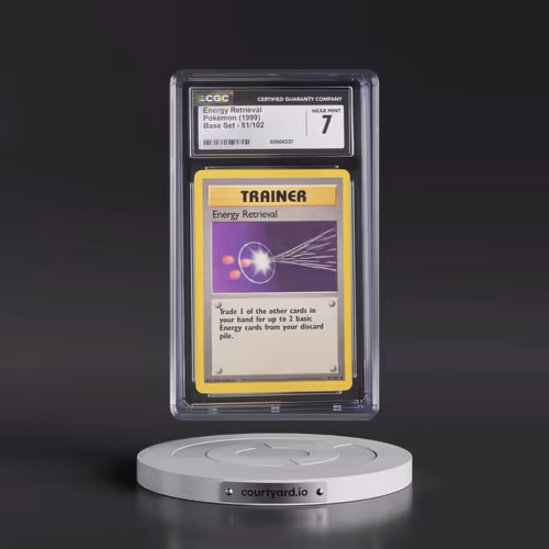 1999 Base Set #81/102 Energy Retrieval (CGC 7 NM)