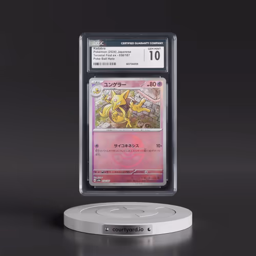 2024 High Class Pack: Terastal Fest ex - sv8a #058/187 Kadabra - Poké Ball Holo (CGC 10 GEM MINT)
