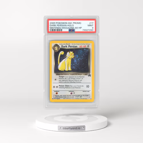 2000 Pokémon Game Promo #17 Dark Persian - Holo Nintendo Magazine-60 HP (PSA 9 MINT)