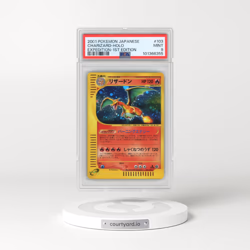 2001 Pokémon Expedition #103 Charizard - 1st Edition Holo (PSA 9 MINT)