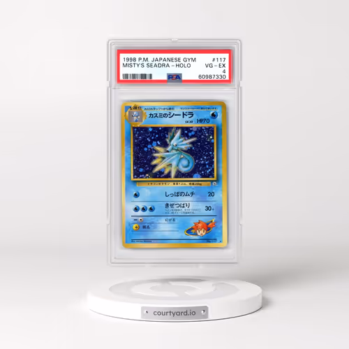 1998 Pokémon Gym #117 Misty's Seadra - Holo (PSA 4 VG-EX)