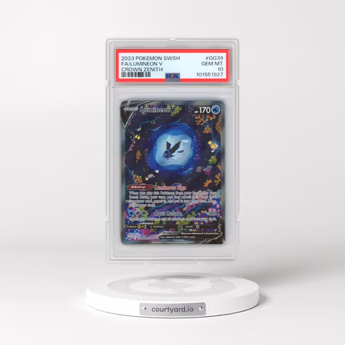 2023 Pokémon Sword and Shield Crown Zenith #GG39 Lumineon V - Holo Full Art (PSA 10 GEM MINT)