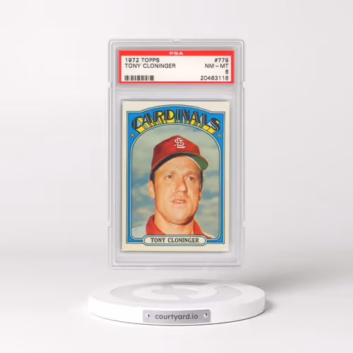 1972 Topps #779 Tony Cloninger (PSA 8 NM-MT)