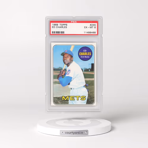 1969 Topps #245 Ed Charles (PSA 6 EX-MT)