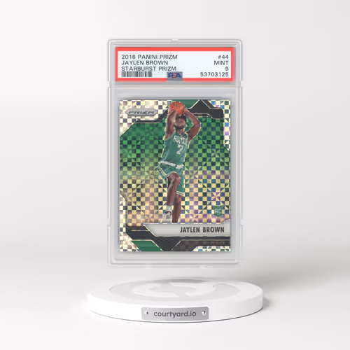 2016 Panini Prizm #44 Jaylen Brown - Starburst Prizm (PSA 9 MINT)