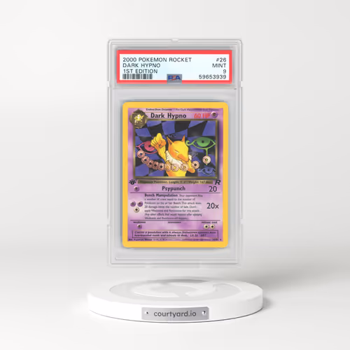 2000 Pokémon Rocket #26 Dark Hypno - 1st Edition (PSA 9 MINT)