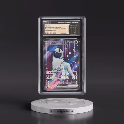 2023 Ruler of the Black Flame #126/108 Absol ex - Super Rare Holo (CGC 10 PRISTINE)