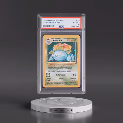 1999 Pokémon Game #15 Venusaur - Holo (PSA 6 EX-MT)