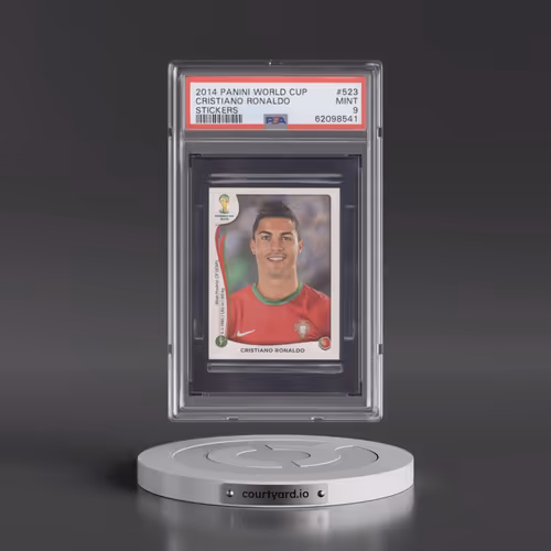 2014 Panini World Cup Stickers #523 Cristiano Ronaldo (PSA 9 MINT)