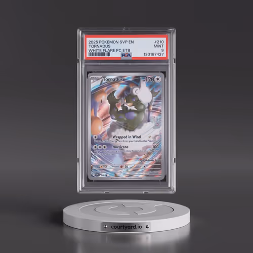 2025 Pokémon Svp EN-SV Black Star Promo #210 Tornadus - White Flare Pokemon Center Elite Trainer Box