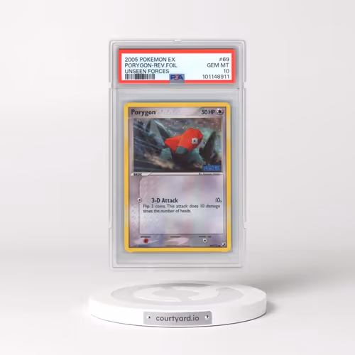 2005 Pokémon EX Unseen Forces #69 Porygon - Reverse Foil (PSA 10 GEM MINT)