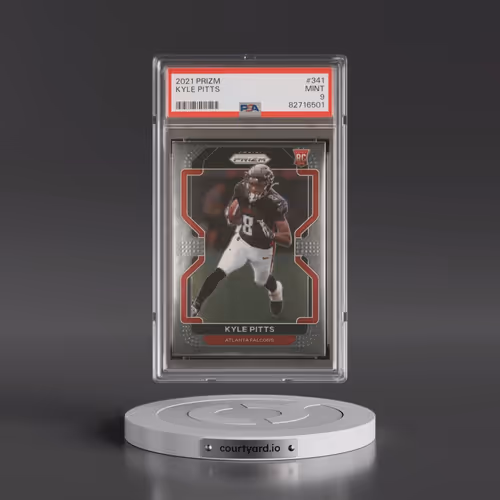 2021 Panini Prizm #341 Kyle Pitts (PSA 9 MINT)