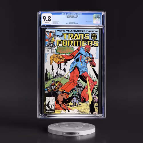 Transformers #33 CGC 9.8 White Pages (Marvel Comics, 10/87) - Universal