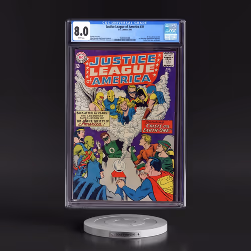 Justice League of America #21 CGC 8.0 White Pages (DC Comics, 8/63)
