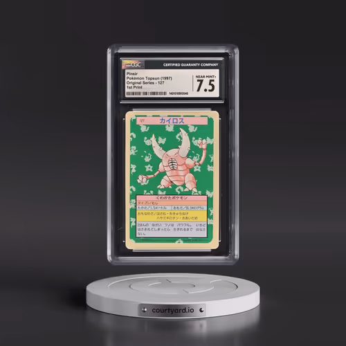 1997 (Only One Pokémon) Original Series #127 Pinsir - (Blue Back) 1st Print (CGC 7.5 NM+)