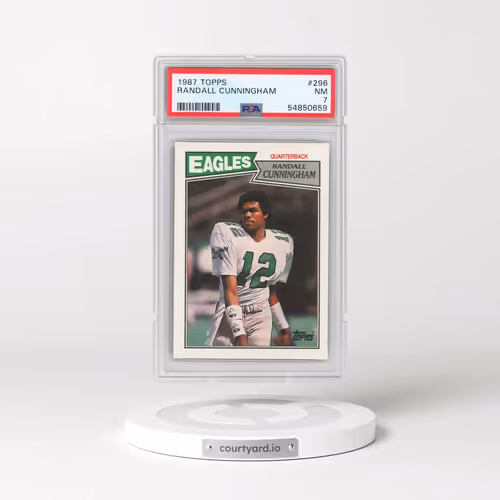 1987 Topps #296 Randall Cunningham (PSA 7 NM)