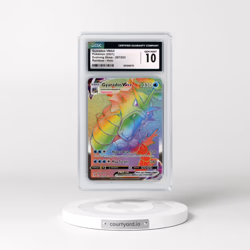 2021 Evolving Skies #207/203 Gyarados VMAX - Holo Secret (CGC 10 GEM MINT)