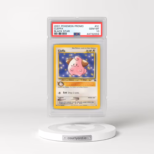 2001 Pokémon Promo Black Star #31 Cleffa - Pokemon League (PSA 10 GEM MINT)