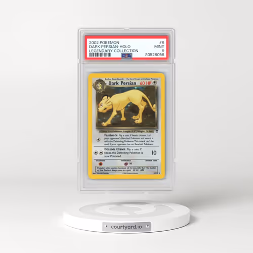 2002 Pokémon Legendary Collection #6 Dark Persian - Holo (PSA 9 MINT)