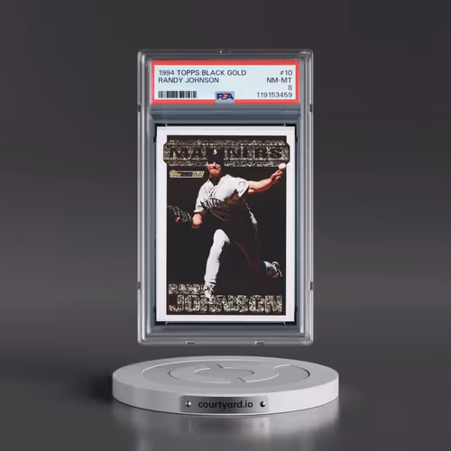 1994 Topps Black Gold #10 Randy Johnson (PSA 8 NM-MT)