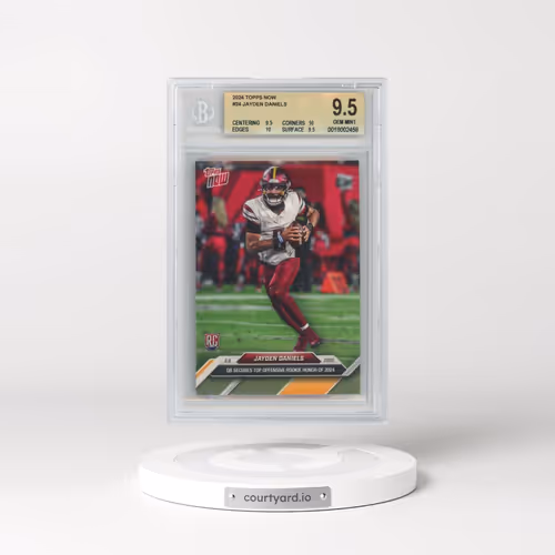 2024 Topps Now #24 Jayden Daniels (BGS 9.5 GEM MINT)