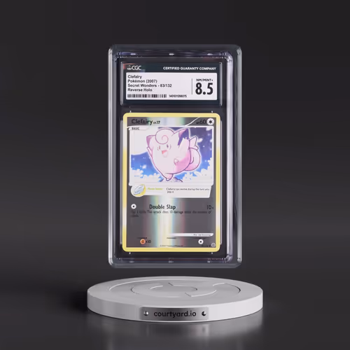 2007 Secret Wonders #83/132 Clefairy - Reverse Holo (CGC 8.5 NM-MT+)