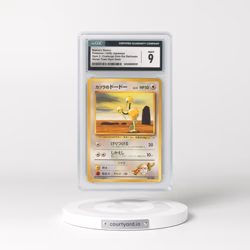 1999 Gym 2: Challenge from the Darkness Blaine's Doduo - (No Rarity) Guren Town Gym Deck (CGC 9 MINT)