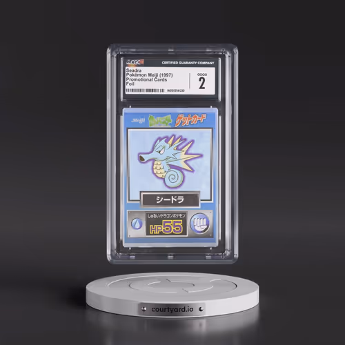 1997 Promotional Cards (1997 Type.HP.Hand Symbol) Seadra - Foil (CGC 2 GOOD)