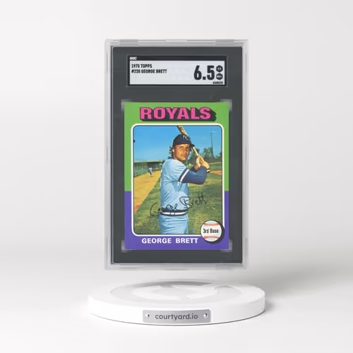 1975 Topps #228 George Brett (SGC 6.5 EX-MT+)