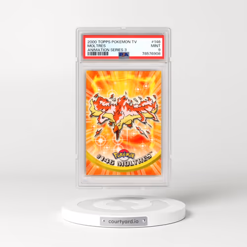 2000 Topps Pokémon TV Animation Series 3 #146 Moltres (PSA 9 MINT)