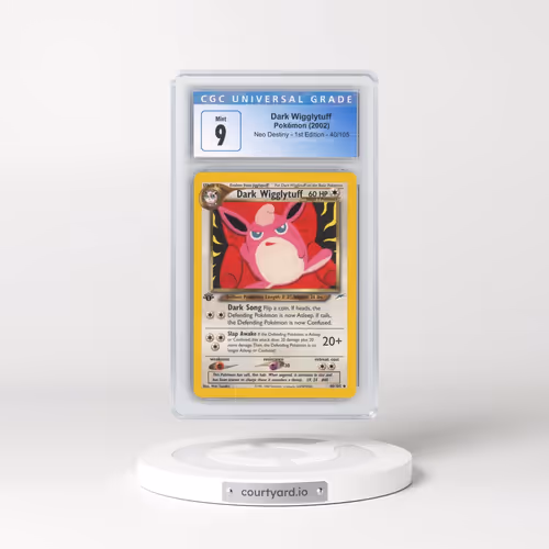 2002 Neo Destiny #40/105 Dark Wigglytuff - 1st Edition 1st Edition (CGC 9 MINT)