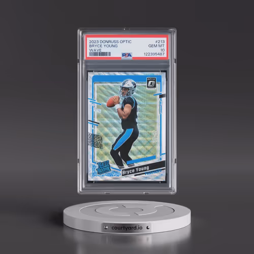 2023 Panini Donruss Optic #213 Bryce Young - Wave (PSA 10 GEM MINT)