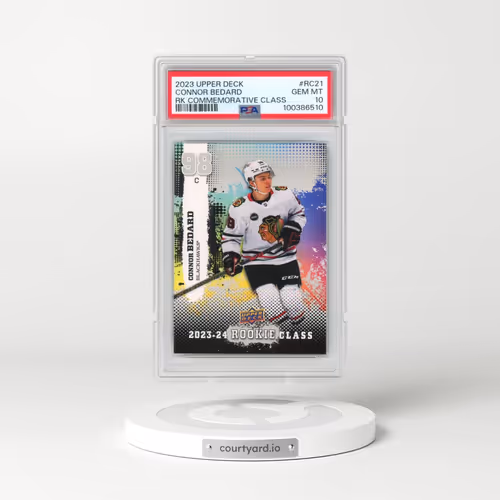 2023 Upper Deck Rookie Commemorative Class #RC21 Connor Bedard (PSA 10 GEM MINT)