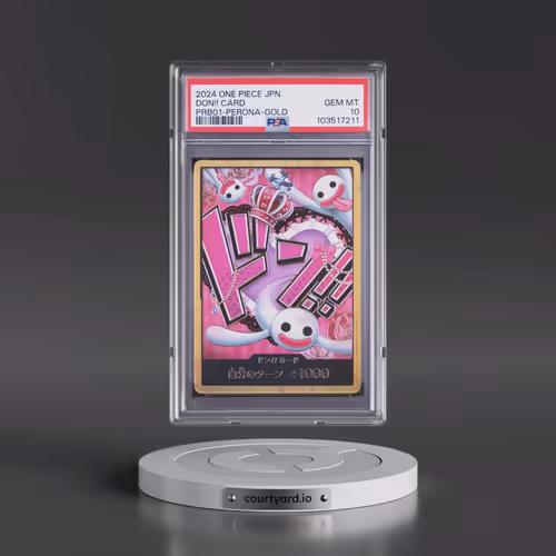 2024 One Piece Japanese PRB01-Premium Booster -One Piece Card the Best Don!! Card - Perona-Gold (PSA