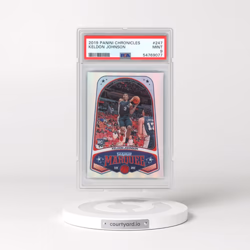2019 Panini Chronicles #247 Keldon Johnson (PSA 9 MINT)