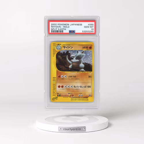 2002 Pokémon Split Earth #055 Rhydon - Holo (PSA 10 GEM MINT)