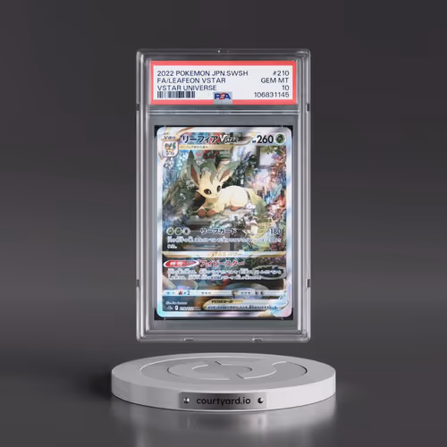 2022 Pokémon Sword & Shield Vstar Universe #210 Leafeon Vstar - Full Art (PSA 10 GEM MINT)