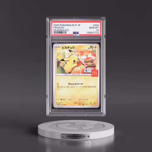 2025 Pokémon M-P Promo #020 Pikachu - McDonald's (PSA 10 GEM MINT)