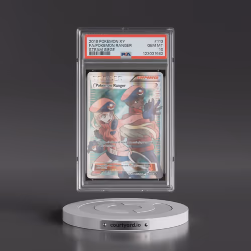 2016 Pokémon XY Steam Siege #113 Pokemon Ranger - Full Art (PSA 10 GEM MINT)