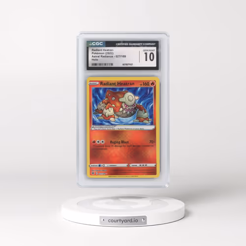 Astral Radiance #027/189 Radiant Heatran - Holo (CGC 10 GEM MINT)