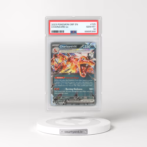 2023 Pokémon Obf EN-Obsidian Flames #125 Charizard EX - Holo (PSA 10 GEM MINT)