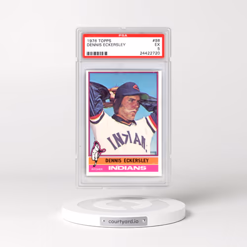 1976 Topps #98 Dennis Eckersley (PSA 5 EX)
