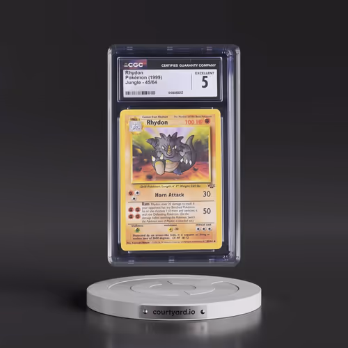 1999 Jungle #45/64 Rhydon (CGC 5 EX)