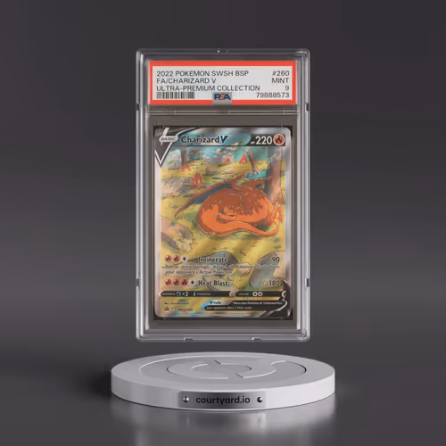 2022 Pokémon Swsh Black Star Promo #260 Charizard V - Holo Full Art Sword & Shield Ultra-Premium Col