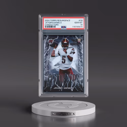 2024 Topps Resurgence Conductors #C6 Jayden Daniels (PSA 10 GEM MINT)