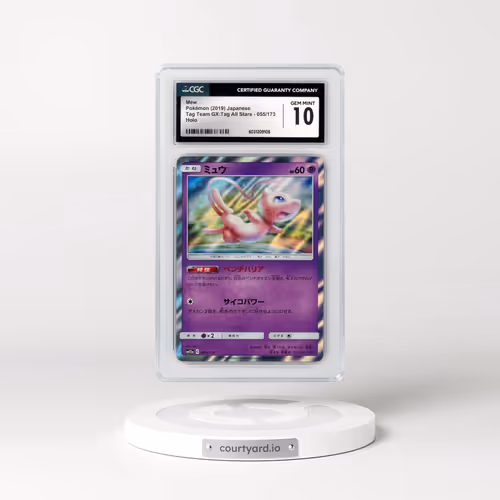 2019 Tag Team GX: Tag All Stars #055/173 Mew - Holo (CGC 10 GEM MINT)